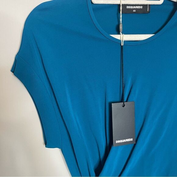 DSQUARED2 Jade side twist mini dress NWT XS $1148 MSRP - Picture 9 of 14